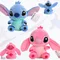 20CM Stich Paar Modelle Cartoon Gefüllte Plüsch Puppen Anime Plüsch Baby Spielzeug Anhänger Spielzeug Mädchen Kinder Geburtstag Geschenk