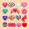 1 stücke Original Nette Mini Herz PVC Schuhe Schnalle Dekorationen Weiß Stern Rosa Flamingo Blume Designer Schuh Charms Clog Pins clips