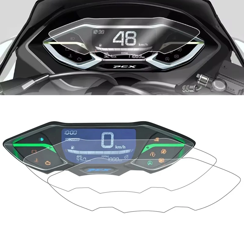 Motorrad Tacho Scratch Cluster Schutz Bildschirm Film Schutz Für HONDA PCX 160 PCX 160 PC 160 2021 2022 2023 Image