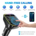 Caricabatteria da auto lettore MP3 vivavoce adattatore musicale Bluetooth ricevitore trasmettitore FM Dual USB 3.1A caricabatterie rapido accessori per auto