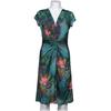 Ilse Jacobsen Damen Kleid, Gr. 42, grün, Elasthan, Synthetik