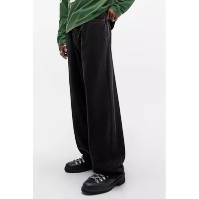 BDG Black Jack Chunky Corduroy Trousers - Black 30W 32L at Urban Outfitters