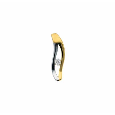 Ketten-Anhänger ADELIA´S "333 Gold Anhänger", gold, Schmuckanhänger, Damen, mit Zirkonia, Gold, mit Zirkonia Goldschmuck für Damen Image