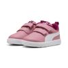 Sneaker PUMA "COURTFLEX V3 V INF", Gr. 23, rosa (poised pink, puma weiß, berry), Synthetik, sportlich, Schuhe, für Kinder