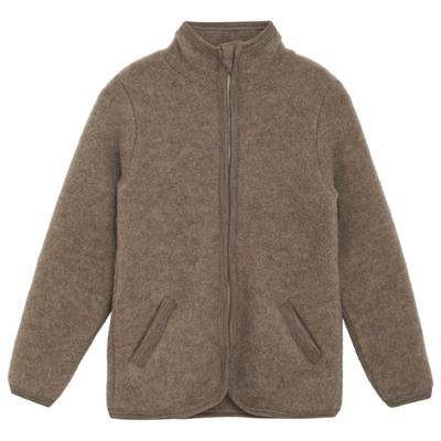 Huttelihut - Kid's Jacket Wool Fleece - Merinojacke Gr 134 braun Image