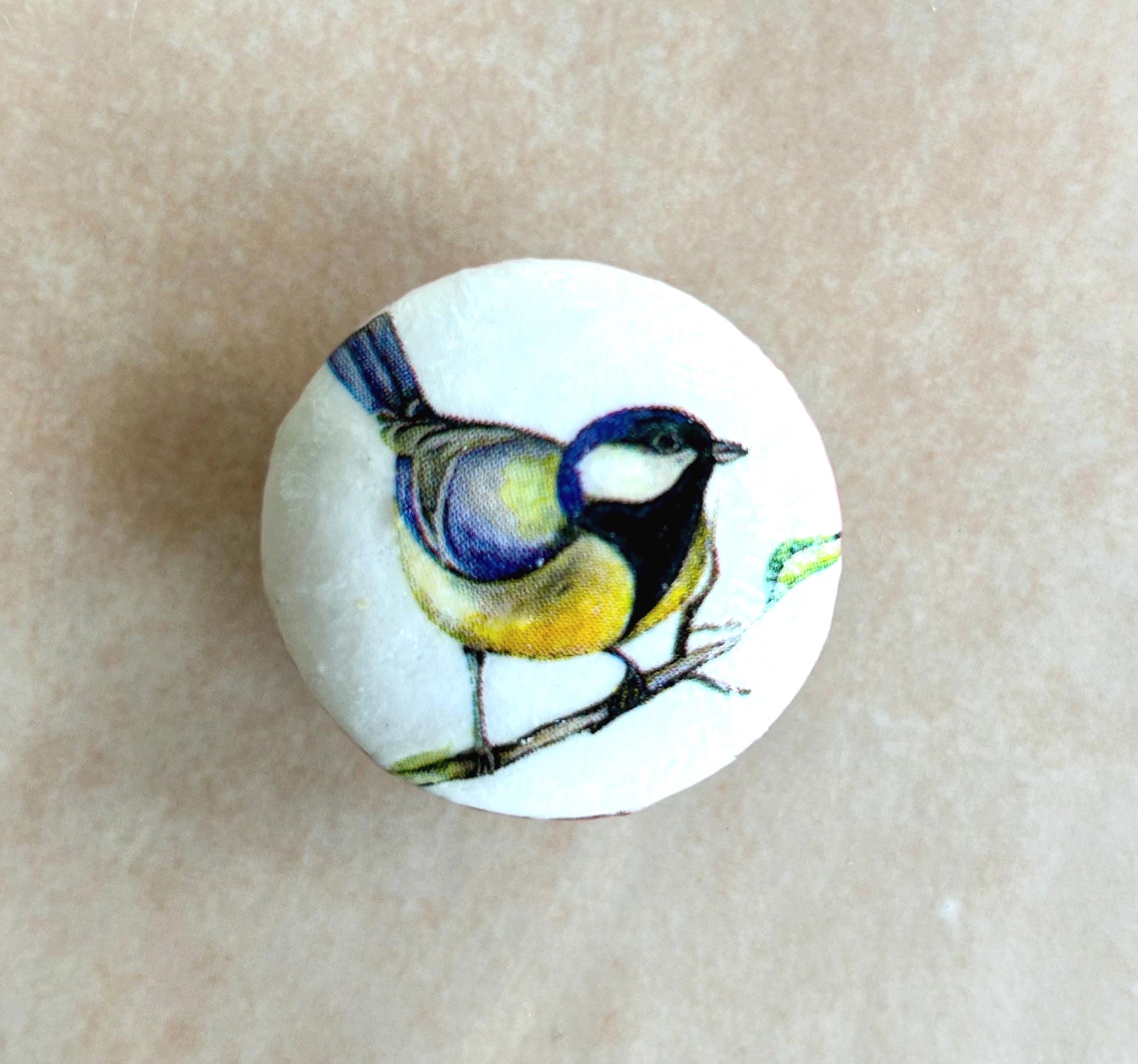 Pomelli per mobili, Pomelli per cassetti, Pomelli per mobili, Pomelli con scene di uccelli, Pomelli con uccelli, Pomelli in legno, Pomelli con uccelli