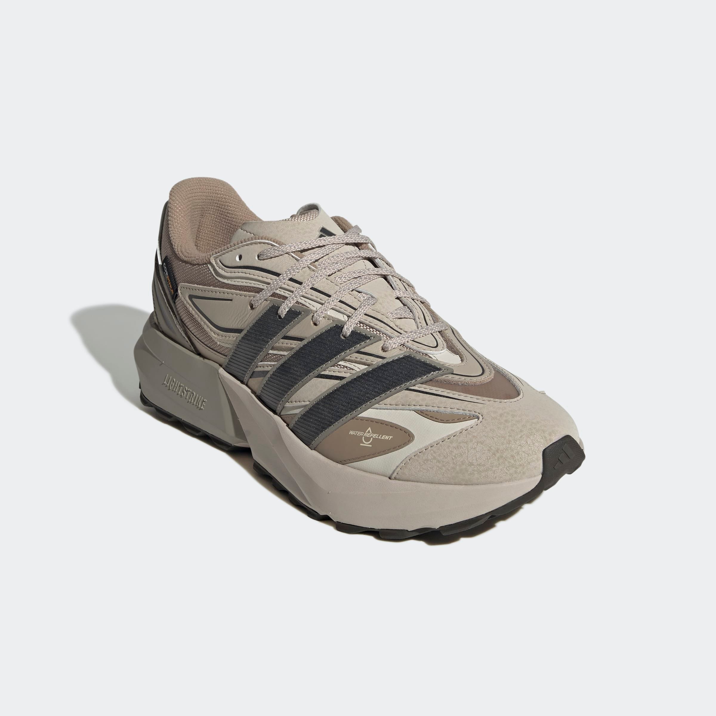 Sneaker ADIDAS SPORTSWEAR "LIGHTBLAZE ATR", Herren, Gr. 44,5, beige (blanch cargo, wonder beige, carbon), Leder, Synthetik, Textil, Schuhe Sneaker