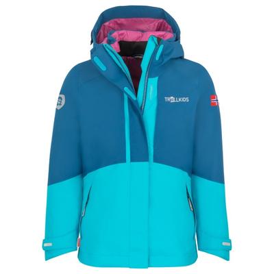 Trollkids - Girl's Skanden 3in1 Jacket - Doppeljacke Gr 110 blau/türkis Image