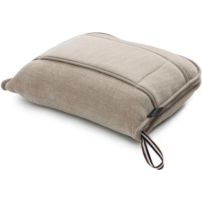 Wohndecke BUGATTI "bugatti Reisedecke Doppio Soft", beige, B:130cm L:150cm, Wohndecken, 2-in-1: Reisedecke & Kissen in einem Image