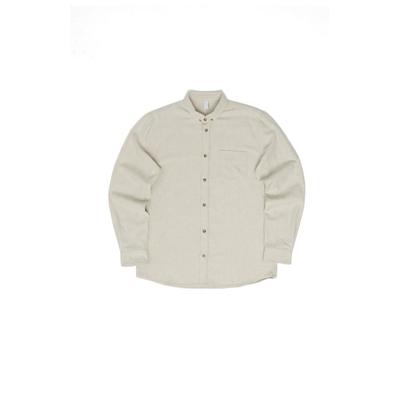 Mazine - Melange Flannel Shirt - Hemd Gr M beige Image