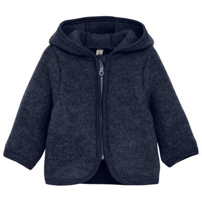 Huttelihut - Kid's Jacket Ears Wool Fleece - Merinojacke Gr 62 blau Image