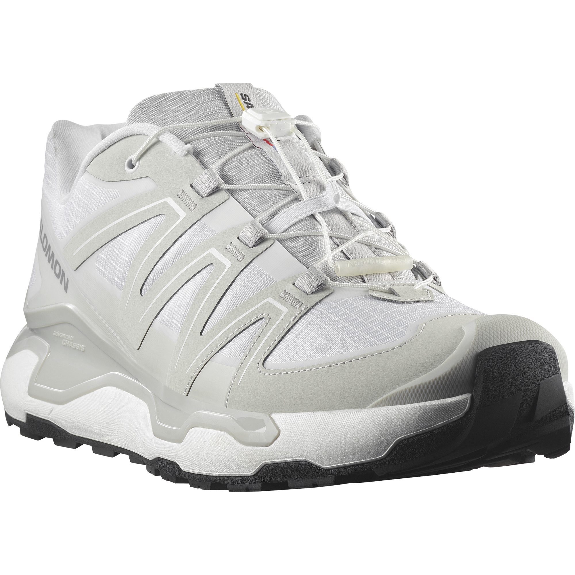 Sneaker SALOMON "XC ROAM", Herren, Gr. 41, weiß (lunar rock, weiß, schwarz), Synthetik, Textil, Schuhe Sneaker