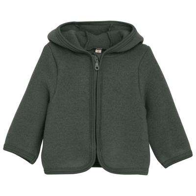 Huttelihut - Kid's Jacket Ears Wool Fleece - Merinojacke Gr 98 grau Image