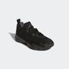 Basketballschuh ADIDAS PERFORMANCE "ADIDAS INITIATION", Gr. 43, core schwarz, iron metallic, grau five, sportlich, Schuhe