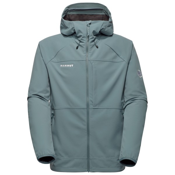 Mammut - Ultimate Comfort Softshell Hooded Jacket - Softshelljacke Gr M türkis