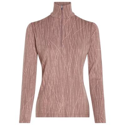 Icebreaker - Women's Merino 260 Tech Vertex L/S Half Zip AOP - Merinounterwäsche Gr XS braun Image