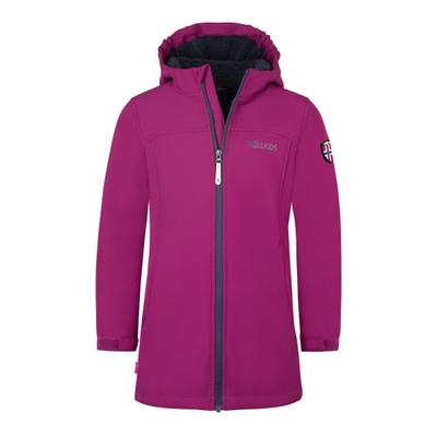 Trollkids - Girl's Kristiansand Coat - Softshelljacke Gr 128 lila Image