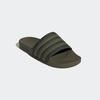 Badesandale ADIDAS ORIGINALS "ADILETTE BADESCHLAPPEN", Gr. 42, medium schwarz khaki, legend earth, medium schwarz khaki, Textil, sportlich, Schuhe