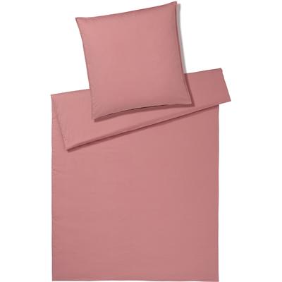 Bettwäsche ELEGANTE "Crisp", rosa (blush), B/L: 135cm x 200cm, , Washed Cotton, B/L: 80cm x 80cm, Washed Cotton, Obermaterial: 100% Baumwolle, Bettwäsche, angenehmes Hautgefühl Image