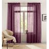 Gardine "Marusha" Gr. 4, lila (mauve wine), B:140cm H:245cm, Polyester, LEGER HOME BY LENA GERCKE, Gardinen, 1 Schal, Leinenoptik, gewebt, verschiedene Größen