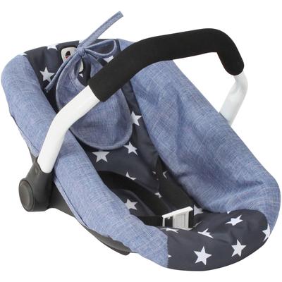 Puppen Autositz CHIC2000 "für Puppen bis Größe 50 cm", blau (sternchen), Puppenausstattungen, KinderB:31cm H:32cm T:45cm, Stahl, Polyester, Kunststoff, B:31cm H:32cm T:45cm Image