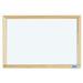 AARCO Economy Wall Mounted Whiteboard Wood/Melamine in Brown/White | 12 H x 18 W x 0.5 D in | Wayfair EW1218