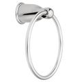 Moen Mason Wall Mounted Towel Ring Metal in Gray | 7.18 H x 6.38 W x 3.24 D in | Wayfair YB8086CH