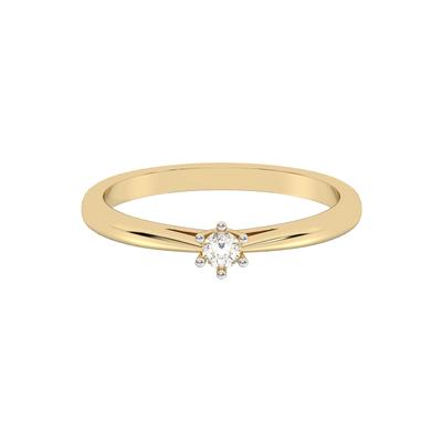 Diam Addict Ring 585 Gelbgold mit im Labor gezüchtetem Diamanten Image