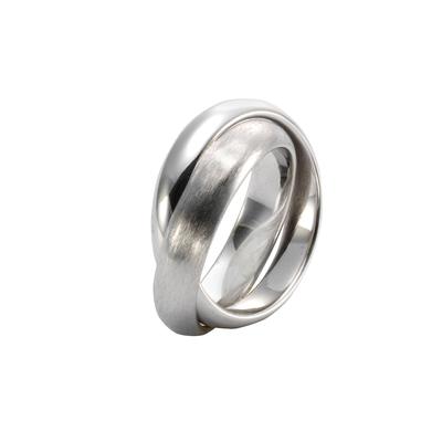 Celesta Silber Ring 925 Sterling Silber zweireihig Image