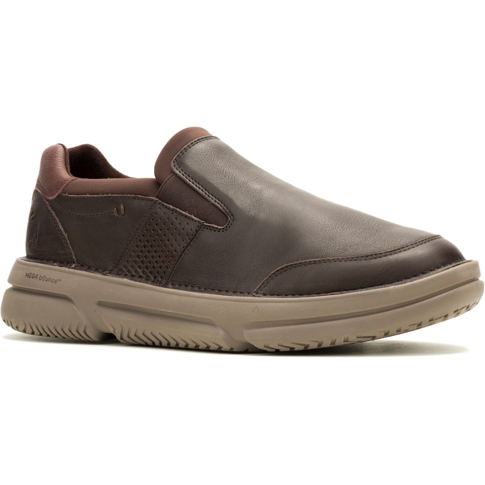 Hush Puppies Baylor Leder Herren Braun Slipper