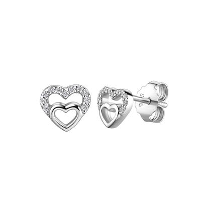Zeeme for Kids Ohrstecker 925/- Sterling Silber Zirkonia weiß Image