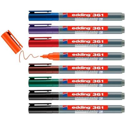 Edding Whiteboard-Marker »361« 1 mm 8 Stück blau Image