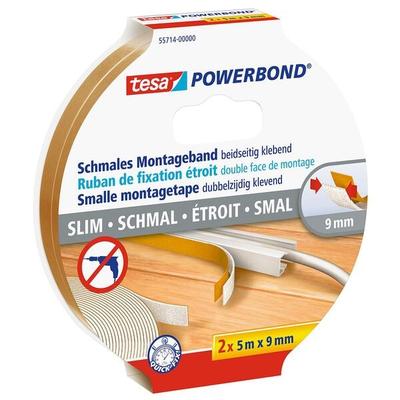 tesa Doppelseitiges Klebeband »Montageband POWERBOND schmal 55714« 9.0 mm/5.0 m Image