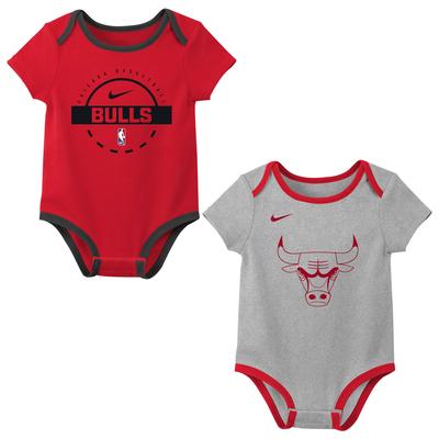 Chicago Bulls Nike 2er-Pack Creeper-Set – Kleinkind Image