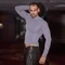 Abbigliamento inferiore a righe da uomo Collant alti elastici Abbigliamento modellante trasparente trasparente Abbigliamento uomo T-shirt sexy Abbigliamento da palestra a maniche lunghe