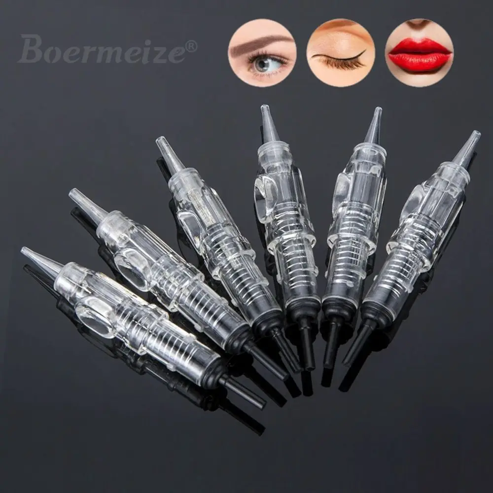 20pc Tattoo Nadeln Permanent Make-Up Patrone Für Elektrische Maschine Stift Augenbraue Lippe 1R/3R/5R/7R/9R Boermeize Image