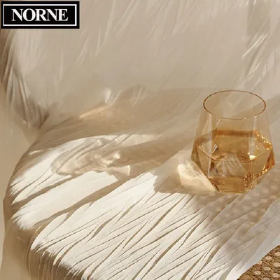 Custom Size Solid Dovetail Sheer Curtain for Living Room, Bedroom Window Voile Tulle Drapes, Wrinkling Process