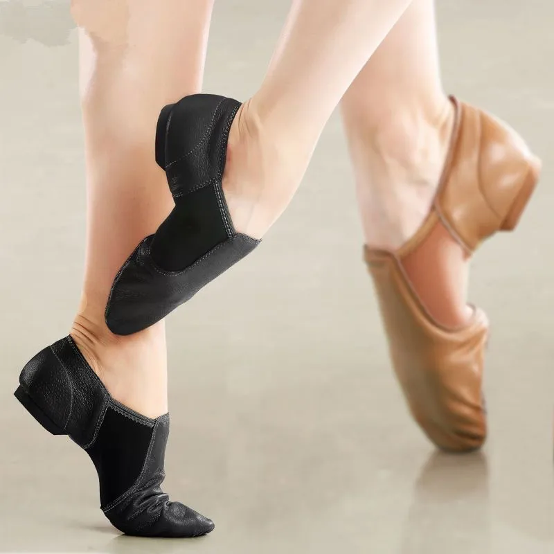 Jazz Dance Schuhe Aus Echtem Leder Jazz Slipper Ballett Schuhe Tanzen Jazz Turnschuhe Frauen Gymnastik Kid Slip Auf Jazz Dance Schuh