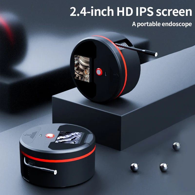 DDCAMERA Industrielle Endoskopkamera 8 mm 1080P HD sturbares LCD-Endoskop mit 2,4-Zoll-Handheld-Rohrkanalinspektionskamera Image