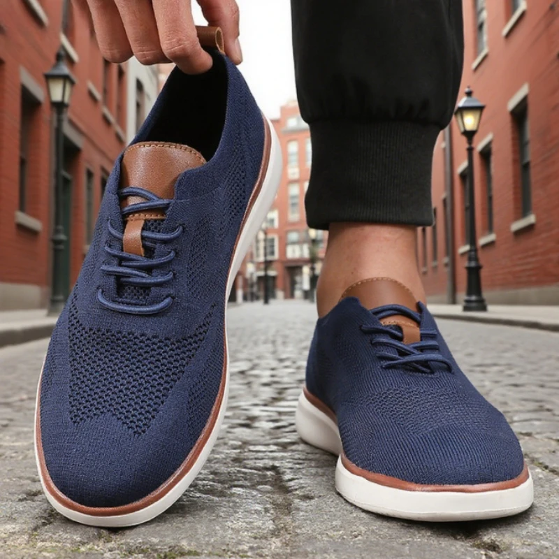 Männer Turnschuhe Atmungsaktive Mesh Design Modische Leichte Bequeme Casual Schuhe Täglichen Walking Reise Schuhe Tenis Masculino