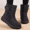 Schnee frauen Stiefel Neue Schuhe Frauen Plattform Damen Schuhe Weiche Wasserdichte Mid Hohe Stiefel Mode Botas Mujer Stiefel Für Frauen