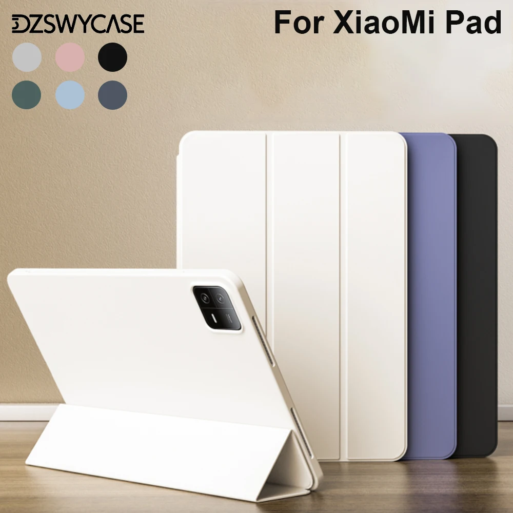 Custodia in silicone per XiaoMi Pad 8/8 Pro 7/7 Pro 11.2, Mi Pad 6/6 Pro 11, XiaoMi Pad 5/5 Pro 11 Custodia pieghevole Auto Sleep/Wake Cover