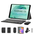 Tablet con schermo ad alta definizione da 10,1 pollici Processore Octa-Core 8 GB + 256 GB ROM 4G 5G Dual SIM WiFi GPS Guscio in metallo con tastiera mouse