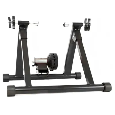 Magnetic Resistance Exercise Bike,Indoor Cycling Trainer for Road & Mountain Bikes,Liquid Resistance Roller,Ideal for Home Gym