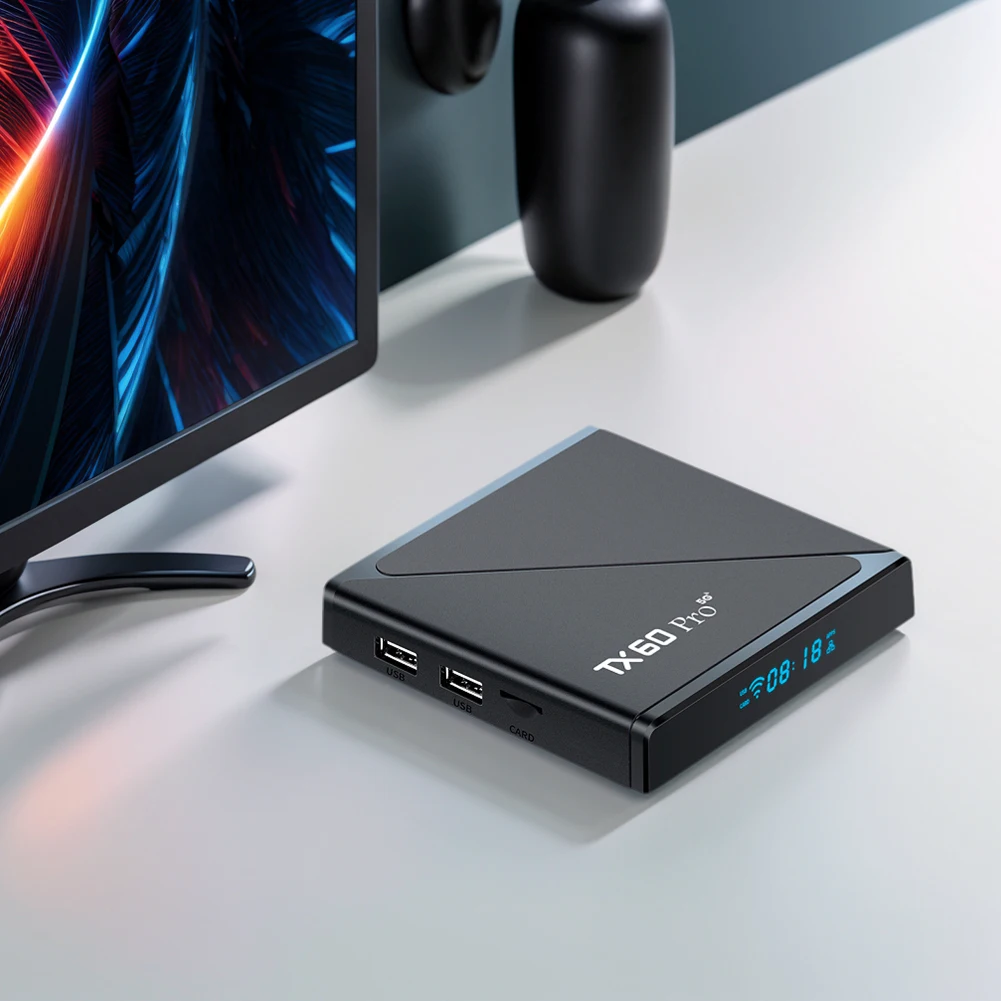 Android 16 TV Box 16GB 256GB Media Player 14K 2.4G/5G Dual WiFi Set Top Box with Remote