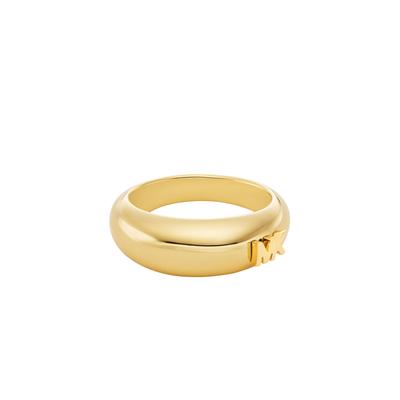 Fingerring MICHAEL KORS "Schmuck Geschenk Metall Ring PREMIUM" Gr. 16,5, gold (gelbgoldfarben), Fingerringe, Damen, 16,5, ohne Zirkonia, Metall, 3mm, wahlweise mit oder ohne Zirkonia Image