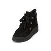 Stiefelette MARC O'POLO "mit markanter Rillen-Plateausohle", Damen, Gr. 36, schwarz, Obermaterial: 100% Leder (Rind), unifarben, Schuhe