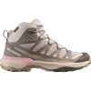 Outdoorschuh SALOMON "X ULTRA 360 EDGE MID GORE-TEX W", Gr. 39, iron, hushed violet, transparent gelb, Synthetik, Textil, sportlich, Schuhe, wasserdicht