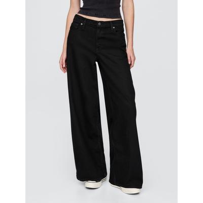Gap Black Mid Rise Ultra Soft Baggy Jeans