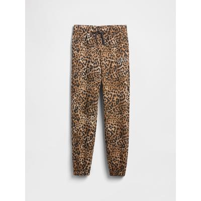 Gap Brown Leopard Logo Heritage Joggers (4-13yrs)